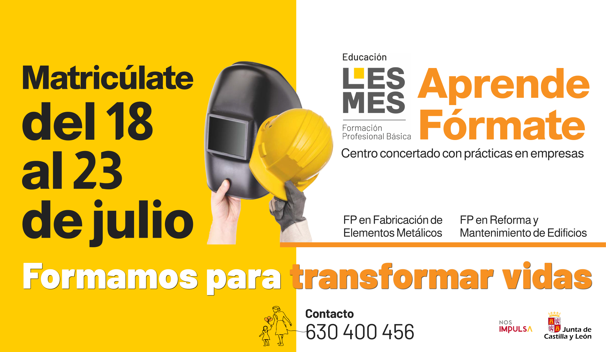 Fundación Aurora también formación para transformar vidas, colaborando con Fundación Lesmes en Formación Profesional Básica en Burgos